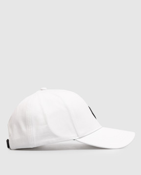 Moncler White cap with logo L10933B000110U082