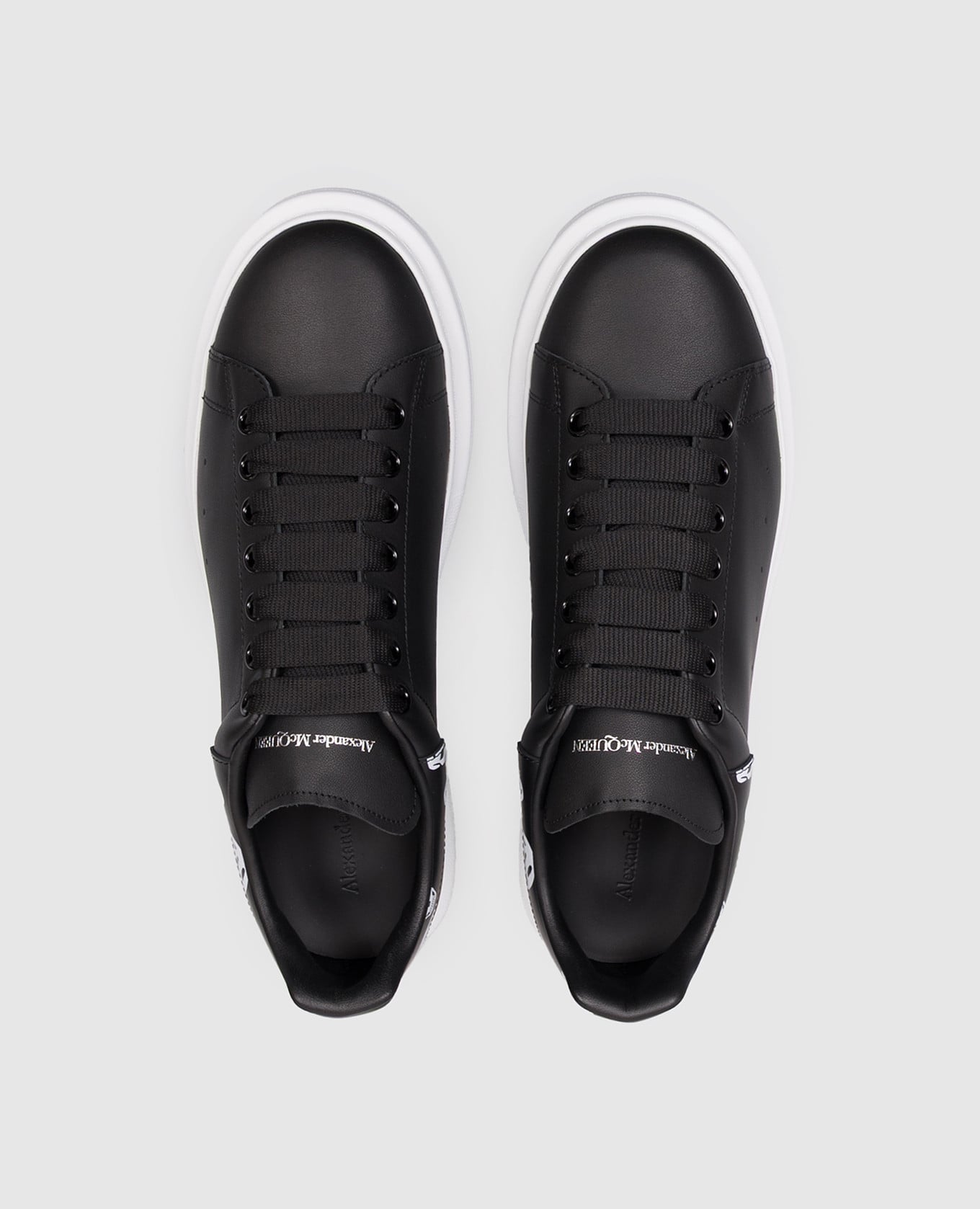 

Black Oversized Leather Sneakers Alexander McQueen