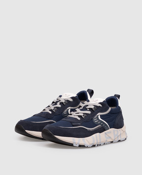 Voile Blanche Blue combined sneakers CLUB01 with patch 2017465190C01
