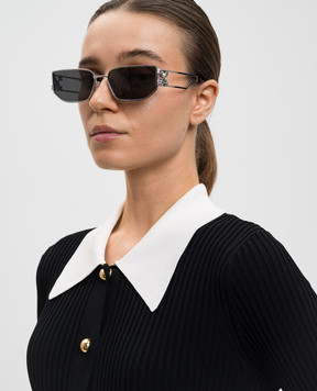 Off-White Allen Silver Sunglasses OERI156F25MET001