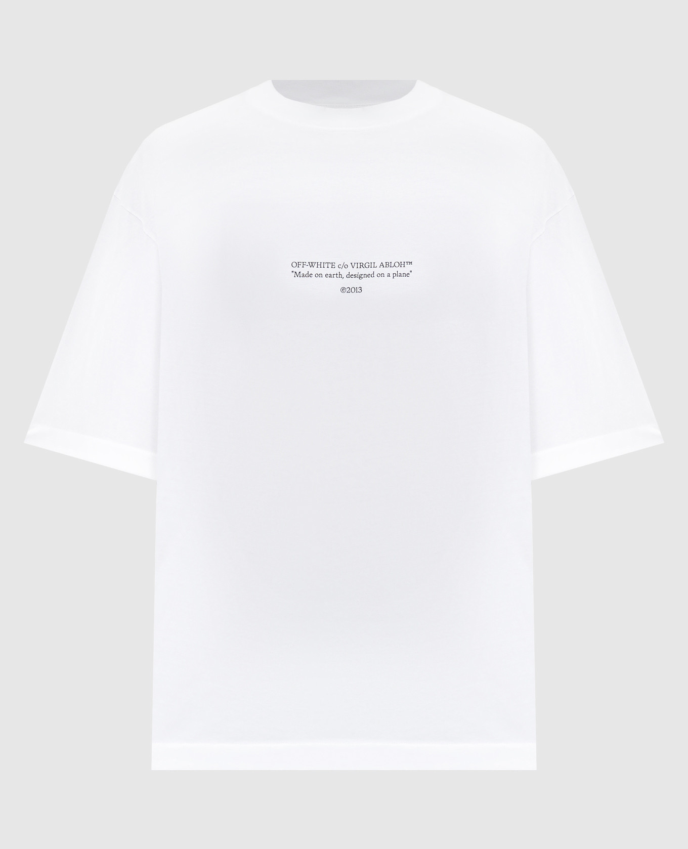 

White T-shirt with logo print Off-White