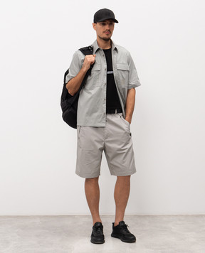 C.P. Company Metropolis Gray shirt with logo LSH023A006472A