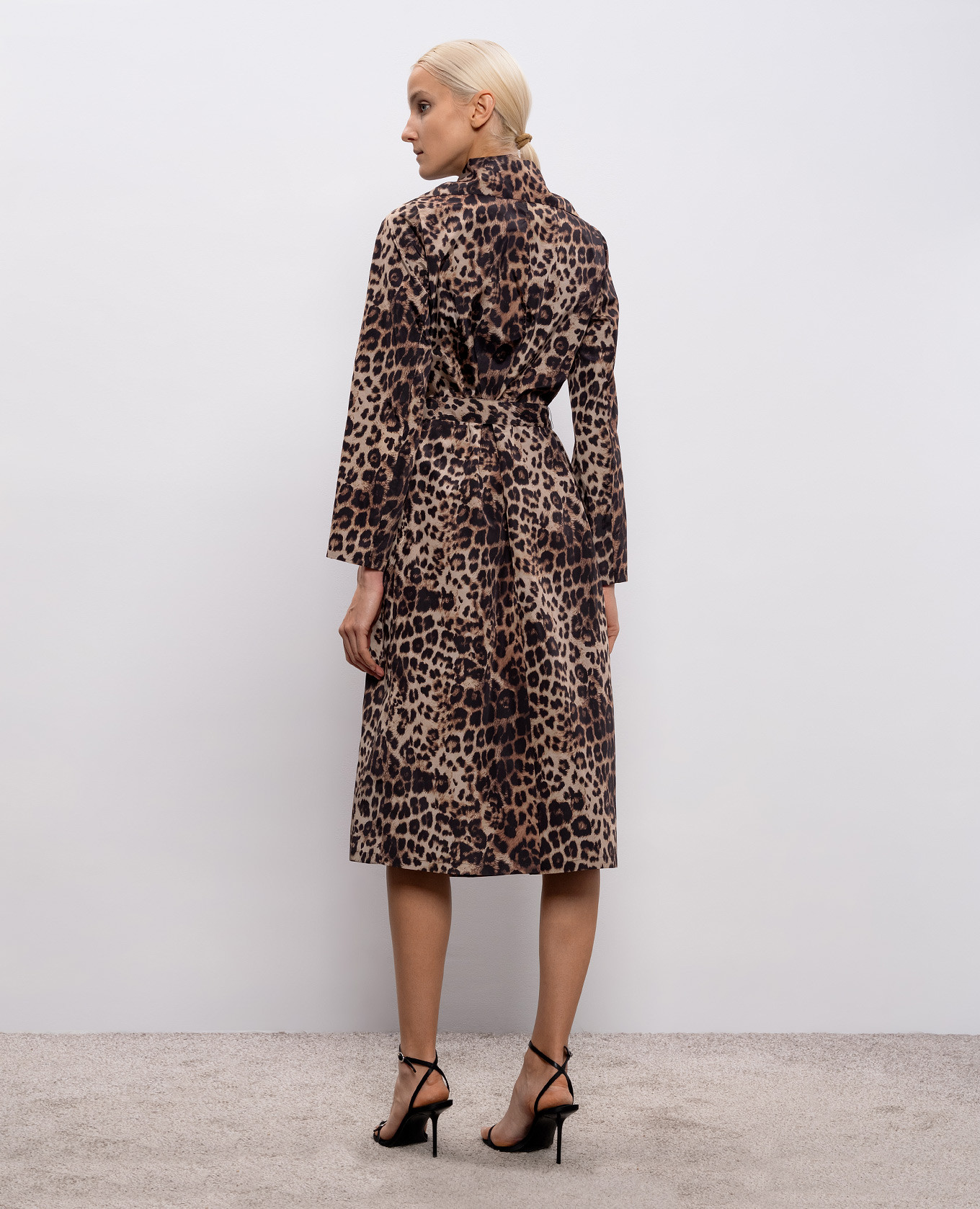 

Mila animal print cloak Simonetta Ravizza, Brown