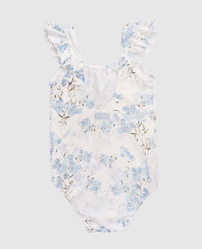 MC2 SAINT BARTH Children's white Tilda printed swimsuit TILD000103865L