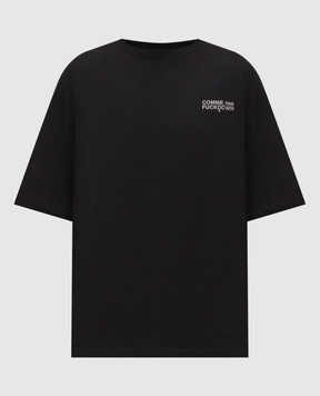 Comme des Fuckdown Black T-shirt with print FMS6CFABM01998