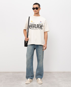 Rhude TRAXEDO blue jeans RHPS26DP01012