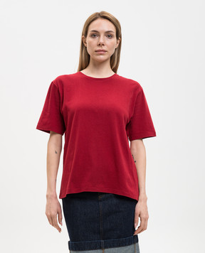 Khaite Mae burgundy t-shirt 2196138