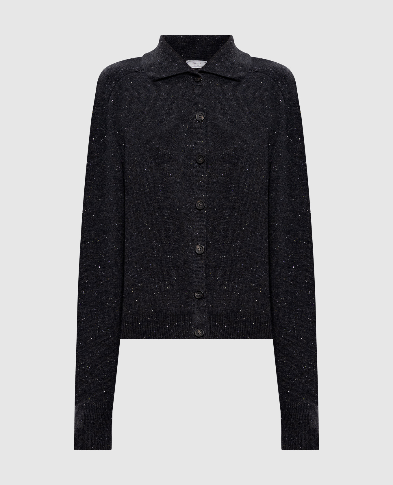 

Gray cardigan with wool and silk Peserico, Grey