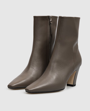 Aeyde Maris brown leather ankle boots AB0735002052226