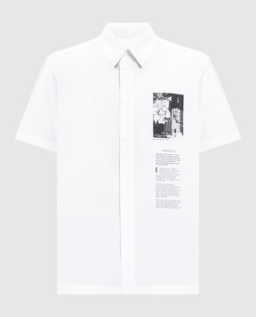 Off-White White Emblem Poplin Shirt 44MGG01EF5F001