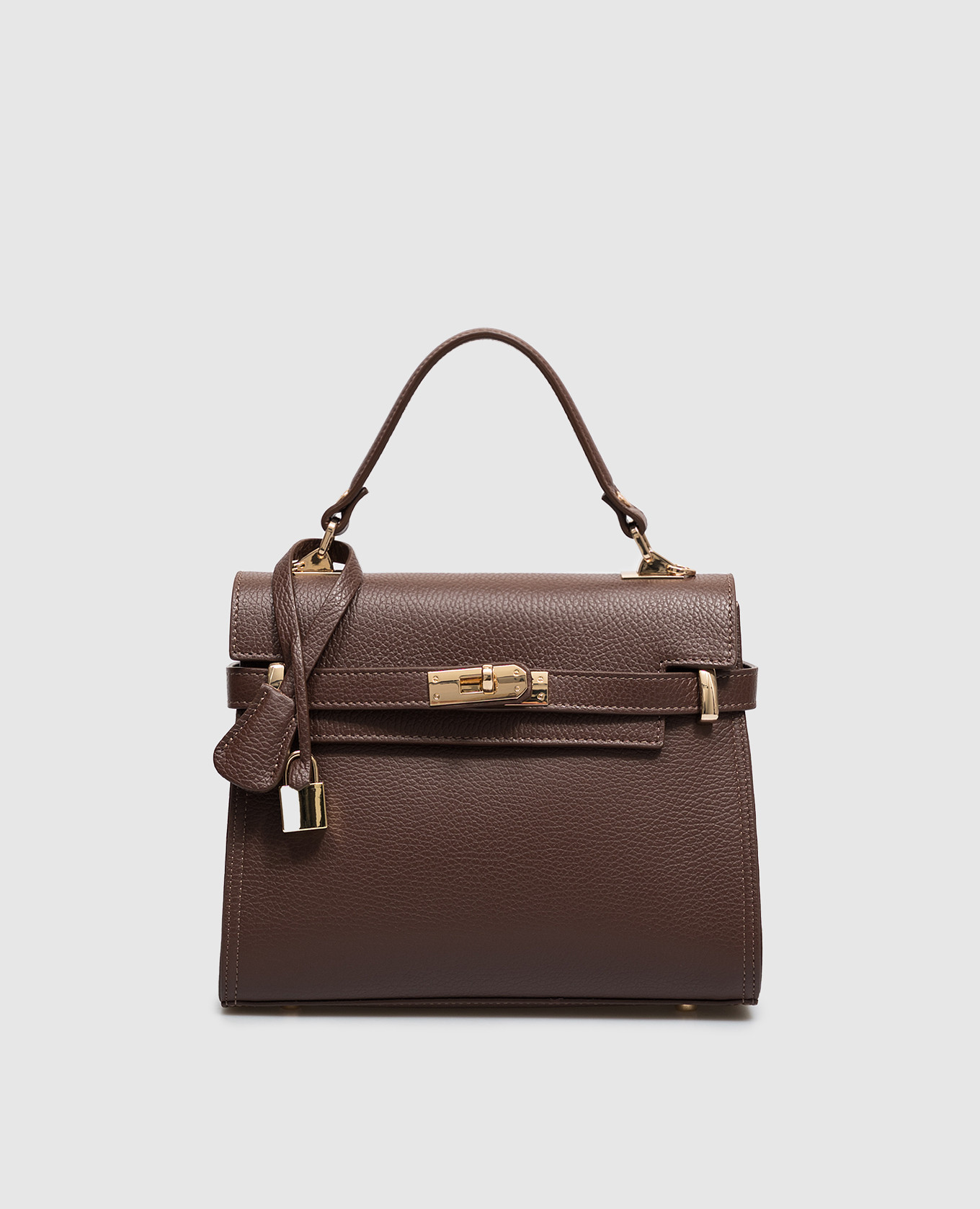 Brown leather bag
