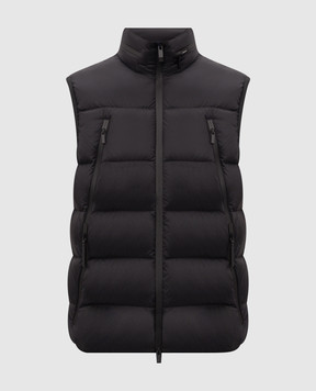 Moncler Reticone black down vest L20911A00031598AL