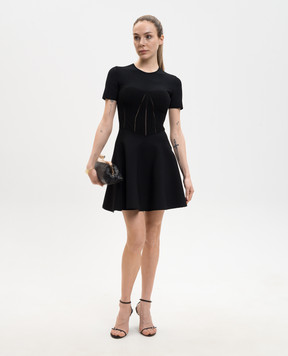 Alexander McQueen Black mini dress 870415Q1BG6