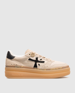 Premiata Beige suede sneakers Micol MICOL8569