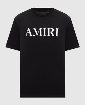 AMIRI Black t-shirt with logo print AMJYTE1073
