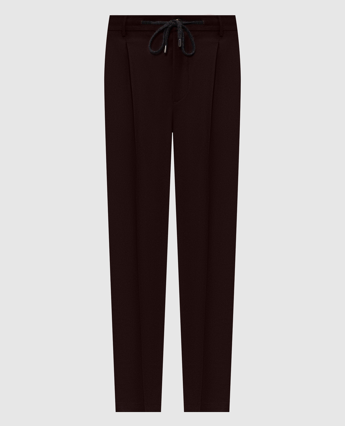 Burgundy wool pants
