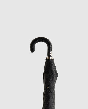 Pasotti Milford Black Folding Umbrella OMITUO64SRASO62771N37