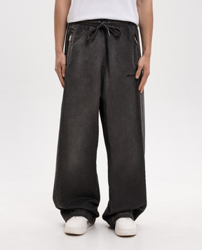 Off-White Grey denim effect trousers 44MCH05CS26D002