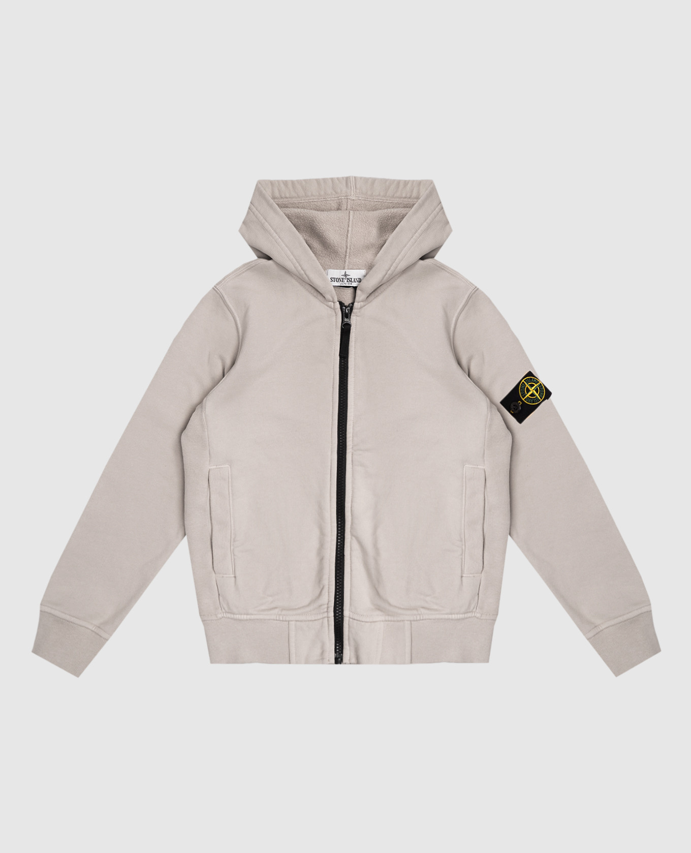 

Children's gray sports jacket with logo Stone Island, Grey