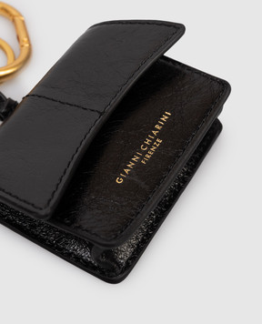 Gianni Chiarini Black keychain headphone case PCAIRPODS02RALPH