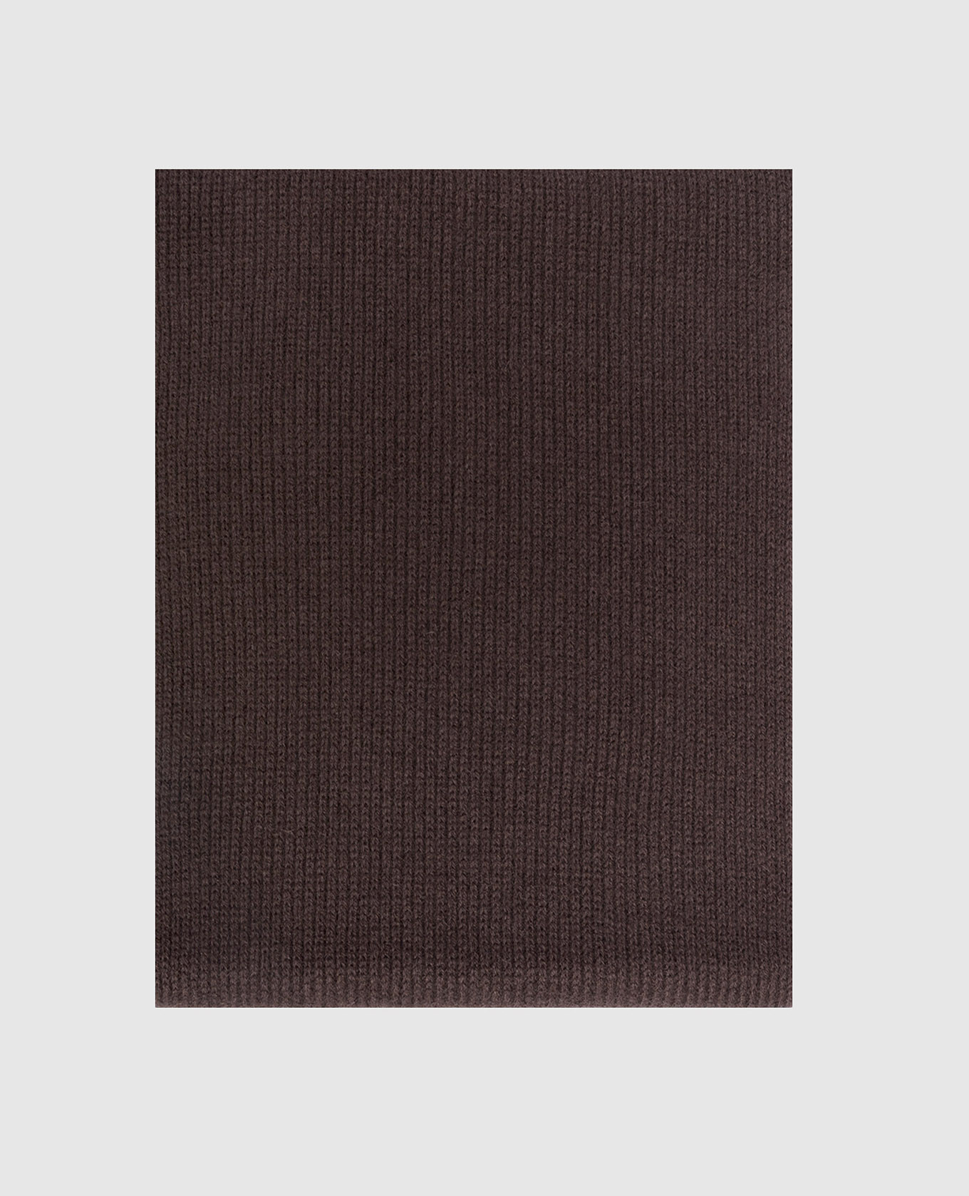 

Brown INFINITY cashmere snood MooRER