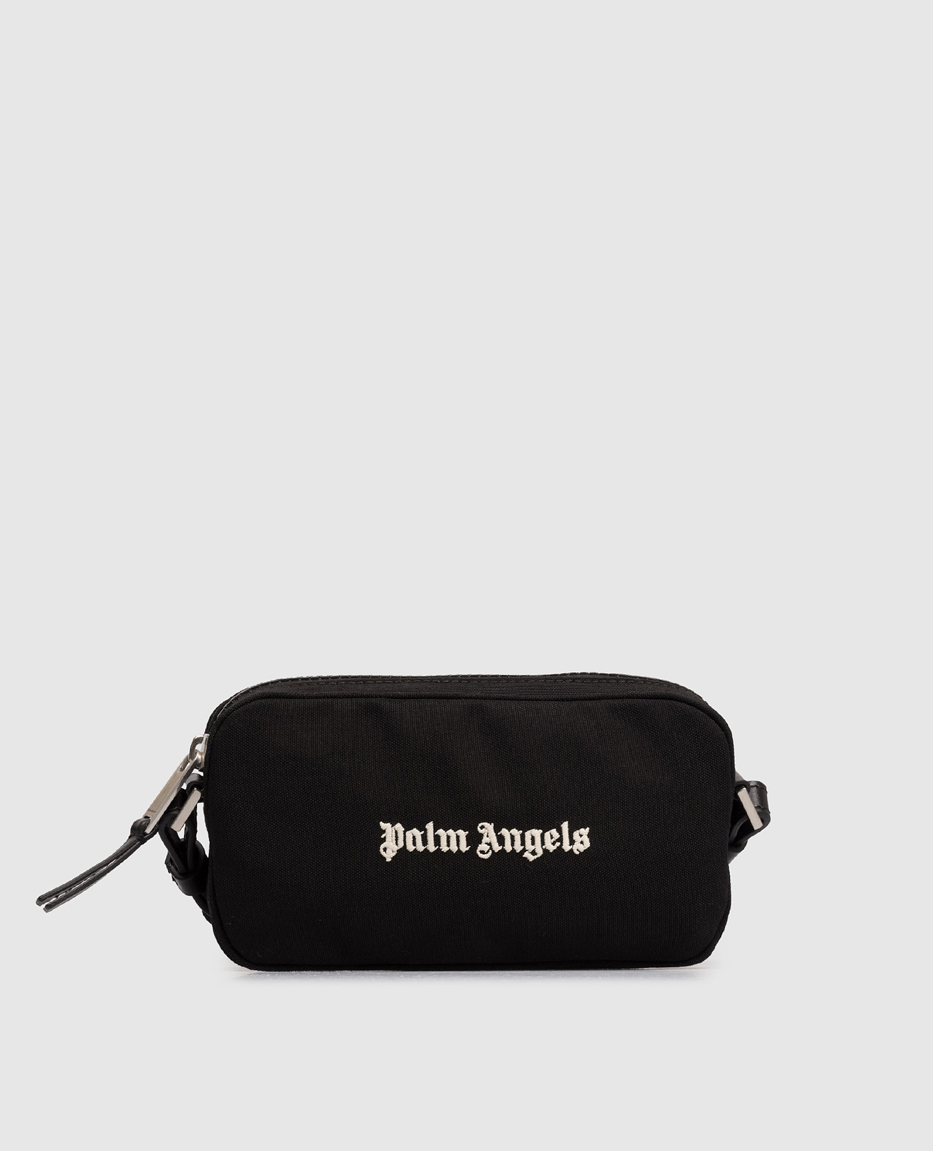 

Black bag with contrasting logo embroidery Palm Angels