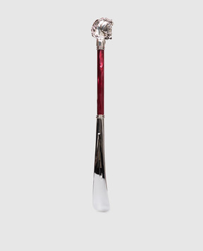 Pasotti Silver Horse burgundy shoe horn PFPEXXCSF04PERLAROSОЗ