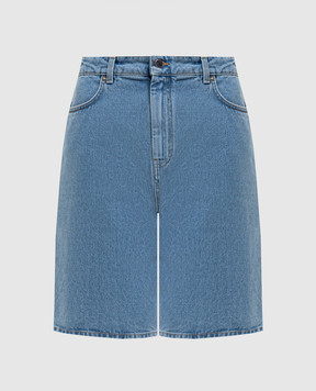 Loulou de Saison ISU blue denim shorts ISULDS