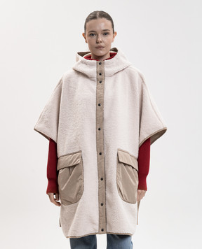 Woolrich Beige cape CFWWTS2002FRUT5521