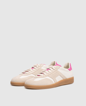 Santoni White leather sneakers WBPL61285FARTEFR