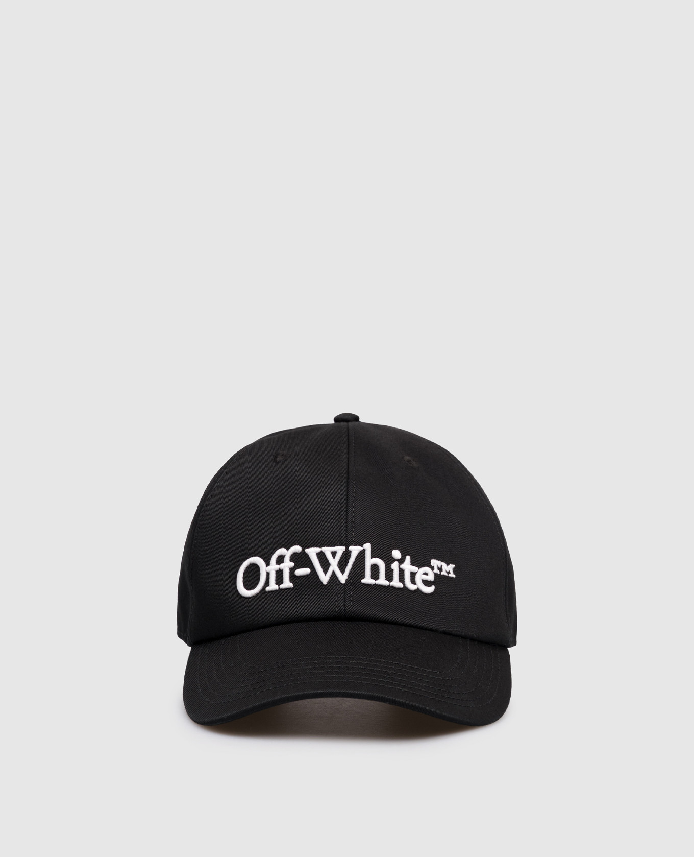 

Black cap with logo embroidery Off-White