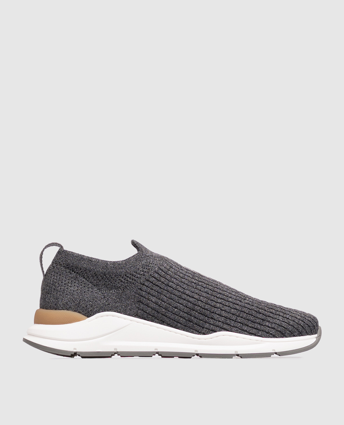 Children's gray sneakers Brunello Cucinelli