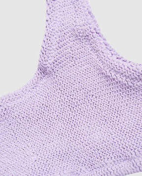 MC2 SAINT BARTH Baker purple lurex children's swimsuit BAK000202907L