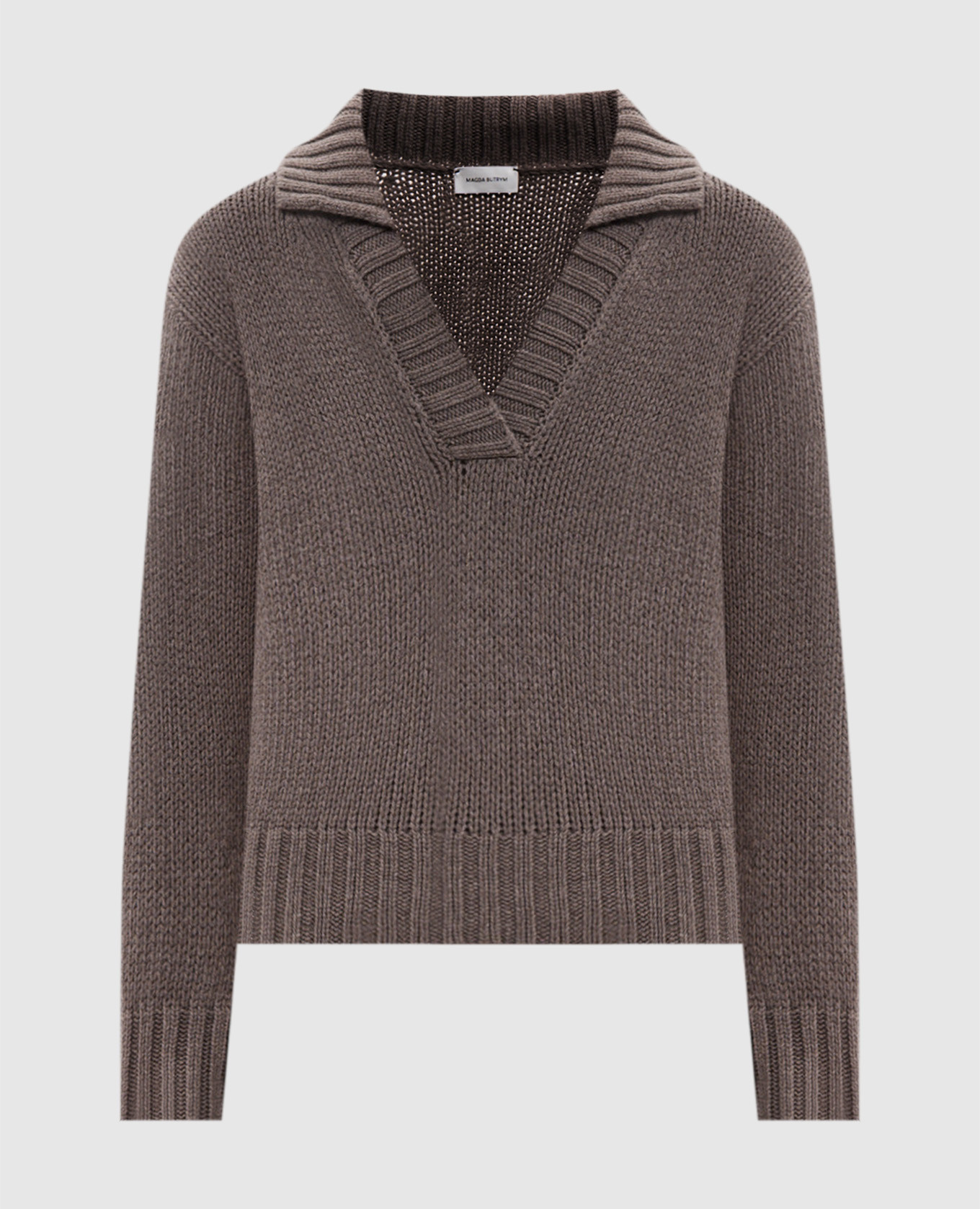 

Brown cashmere pullover Magda Butrym