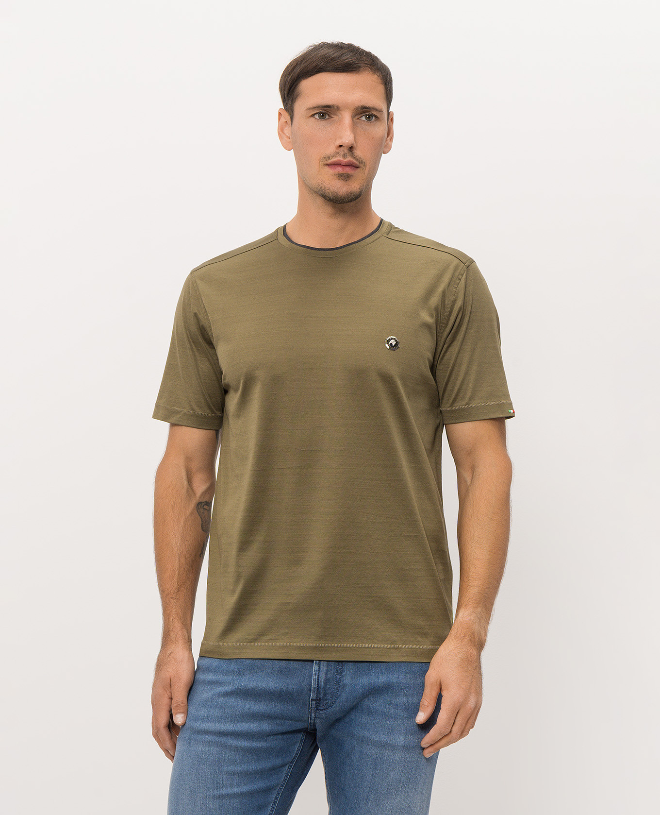 Khaki T-shirt Stefano Ricci 2