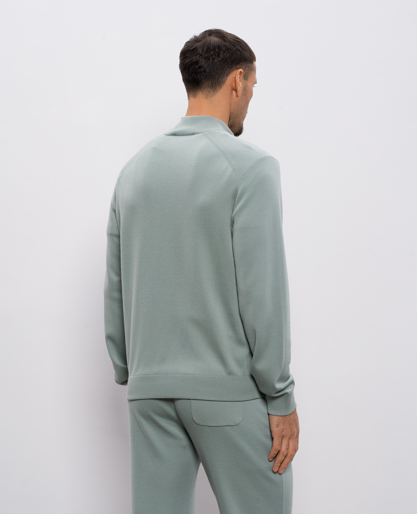 

Green cashmere sports jacket with emblem Stefano Ricci