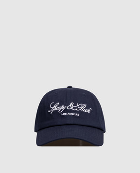 Sporty & Rich Blue cap with logo embroidery AC04076269BL106