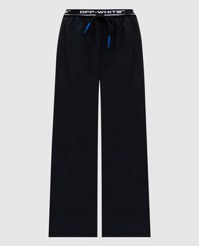 Off-White Black sweatpants with logo 2VI017F25FAB001