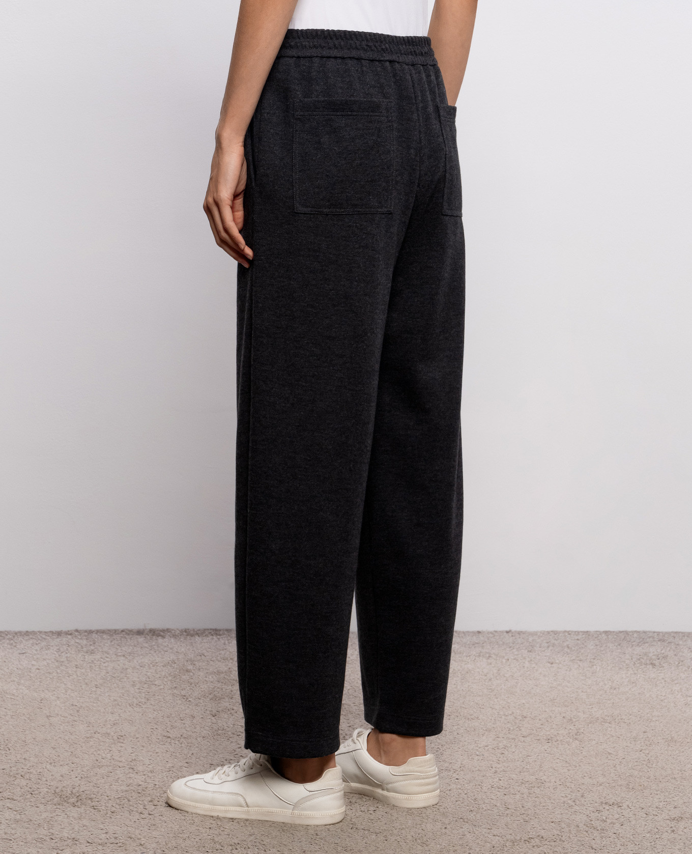 Grey cashmere sweatpants Brunello Cucinelli 3
