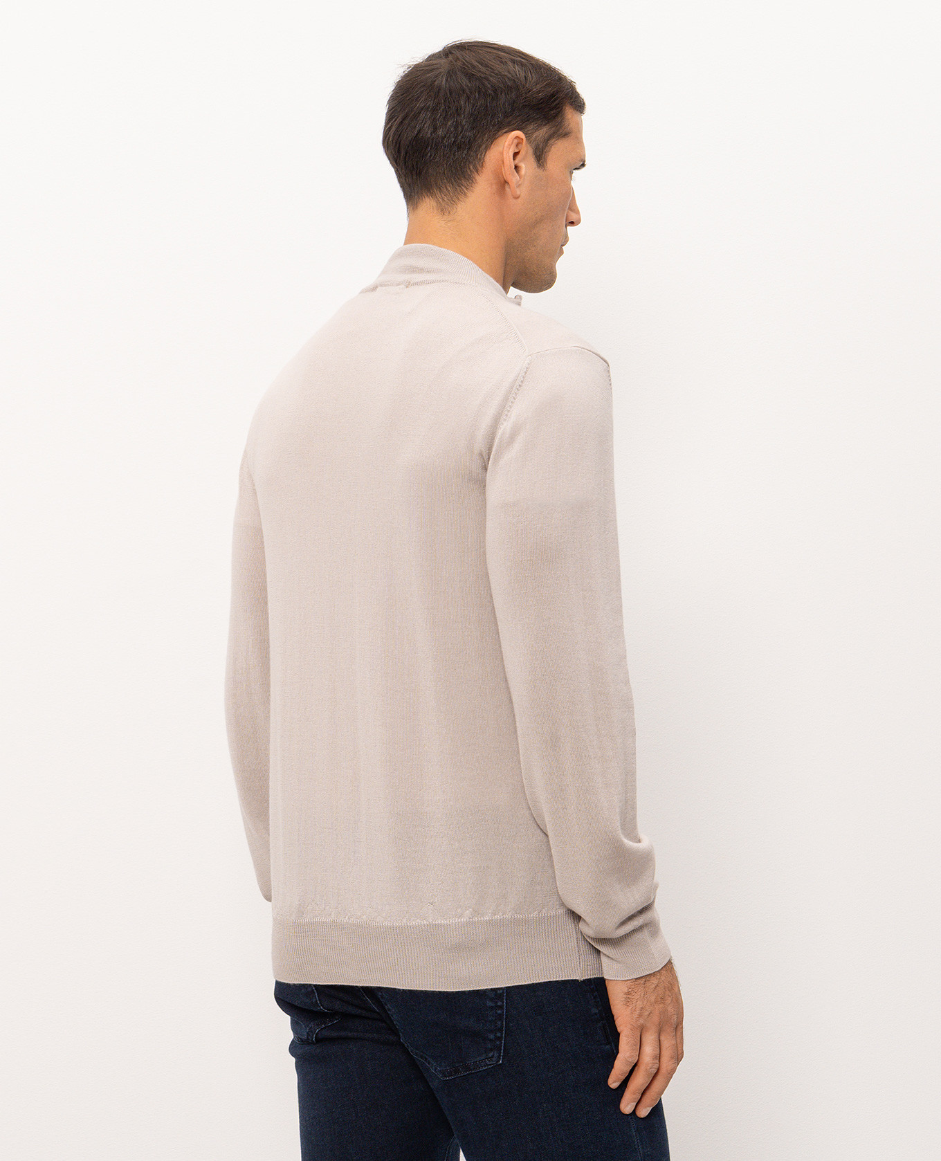 Beige wool, silk and cashmere jumper Cashmere&Whiskey 4