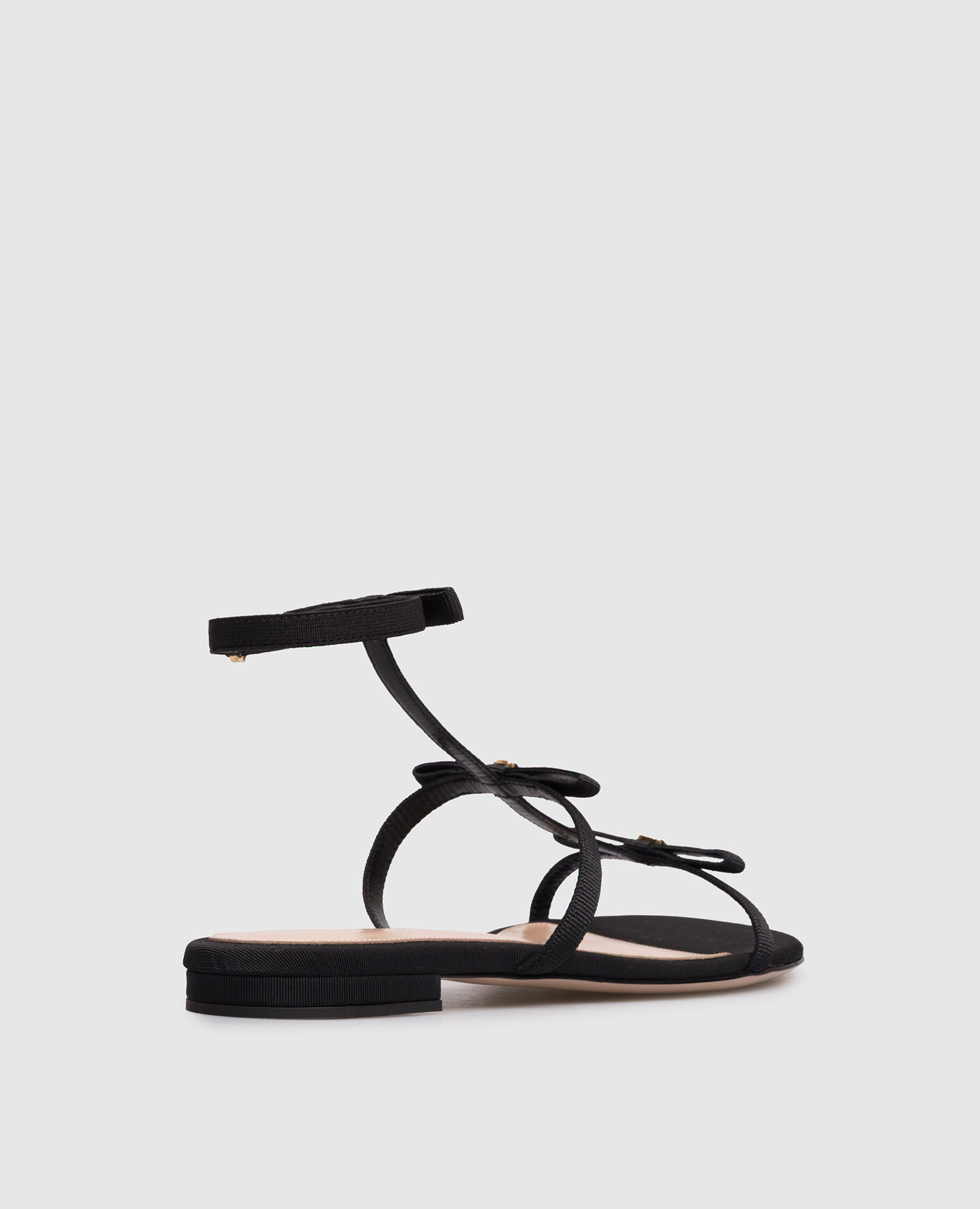 Black sandals with emblem Gianvito Rossi 3