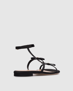 Gianvito Rossi Black sandals with emblem G3274905RIC