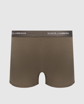 Dolce&Gabbana Khaki logo boxer briefs M4C13JONN96