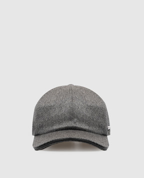 Castangia dal 1850 Gray cashmere cap BH02