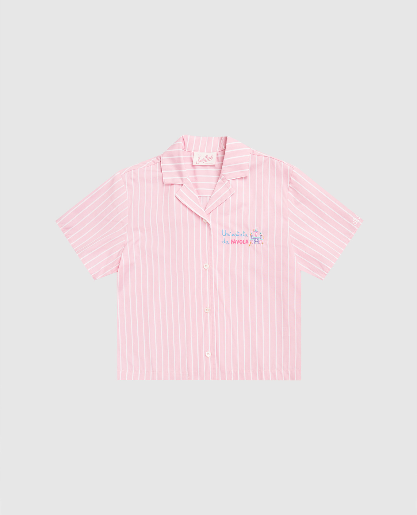 

Everlee Children's Pink Shirt MC2 SAINT BARTH