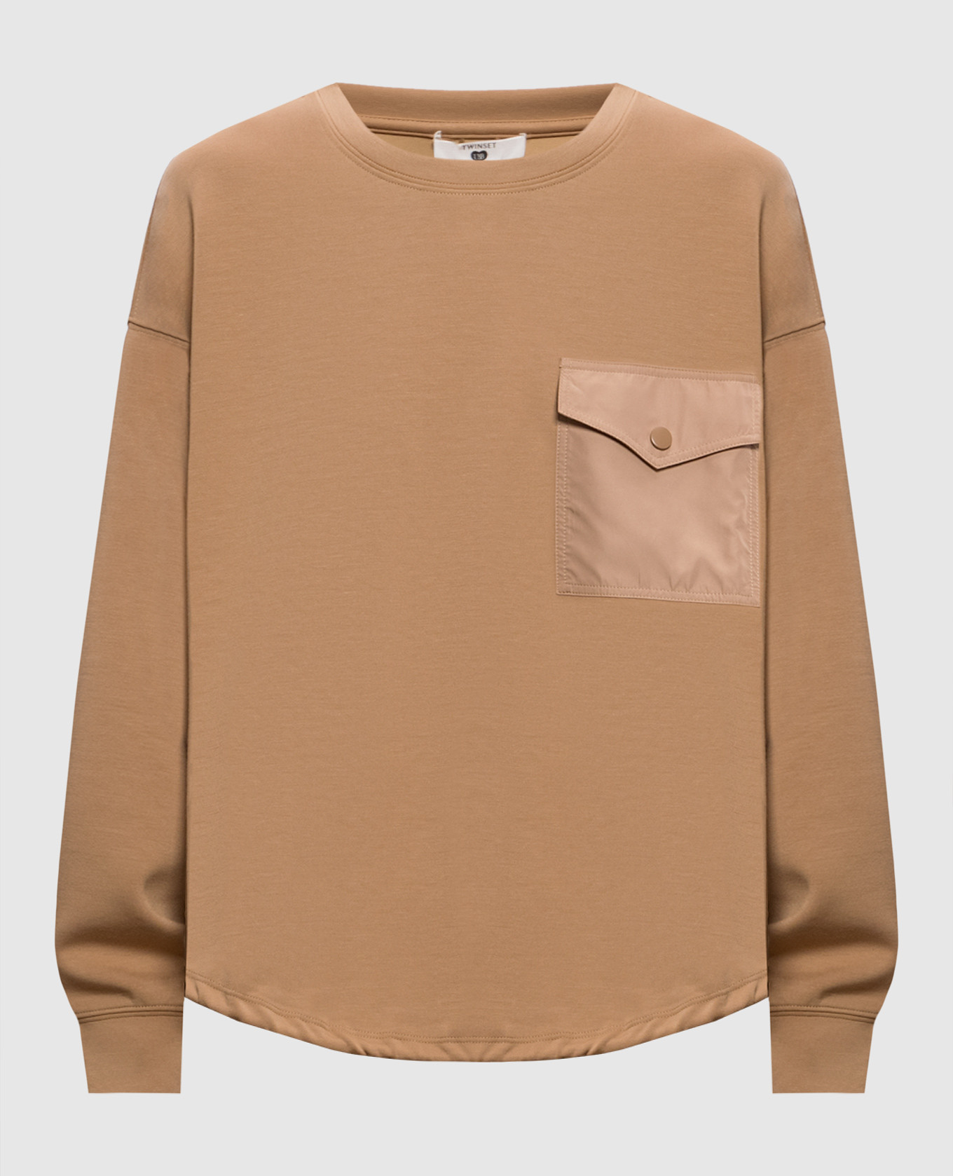 Brown sweatshirt with pocket