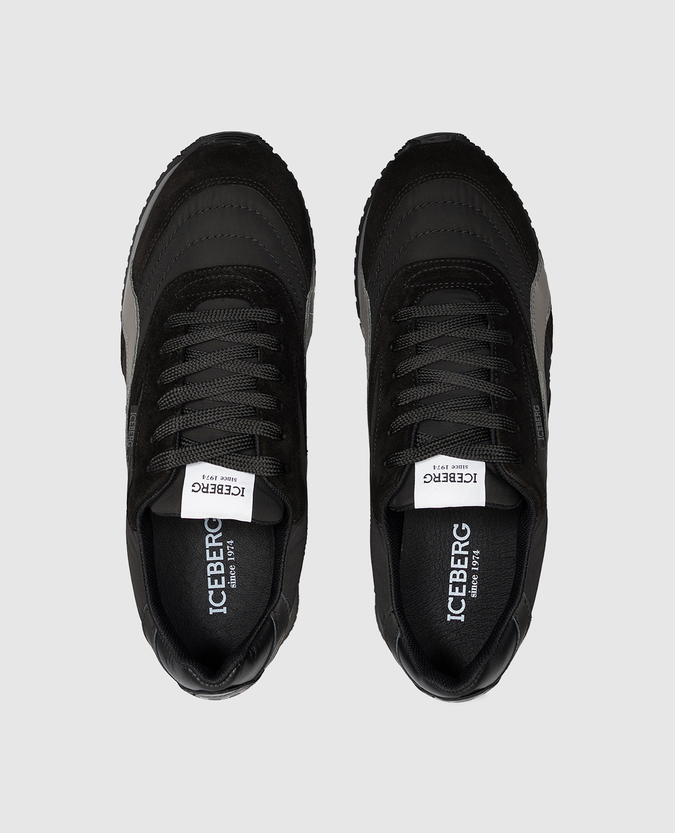 Black combination sneakers Iceberg 4