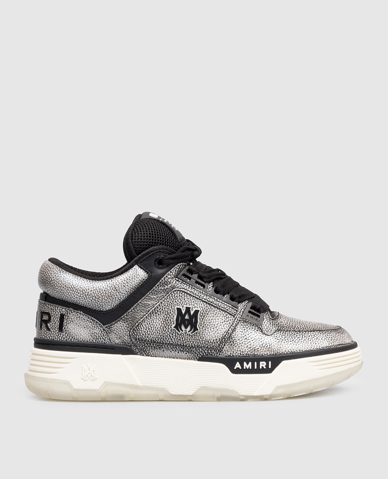 AMIRI - Gray leather MA-1 sneakers AMSNSN1056 - shop with Romania