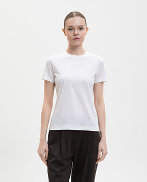 Marco Pescarolo White cotton T-shirt AMATAD53Y00