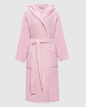 Symbol Home Pink terry robe with hood BAMBOOSPONGEBATHROBE